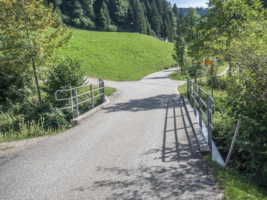 Road Bridge over the Luthern River, Luthern, Canton of Lucerne, Switzerland