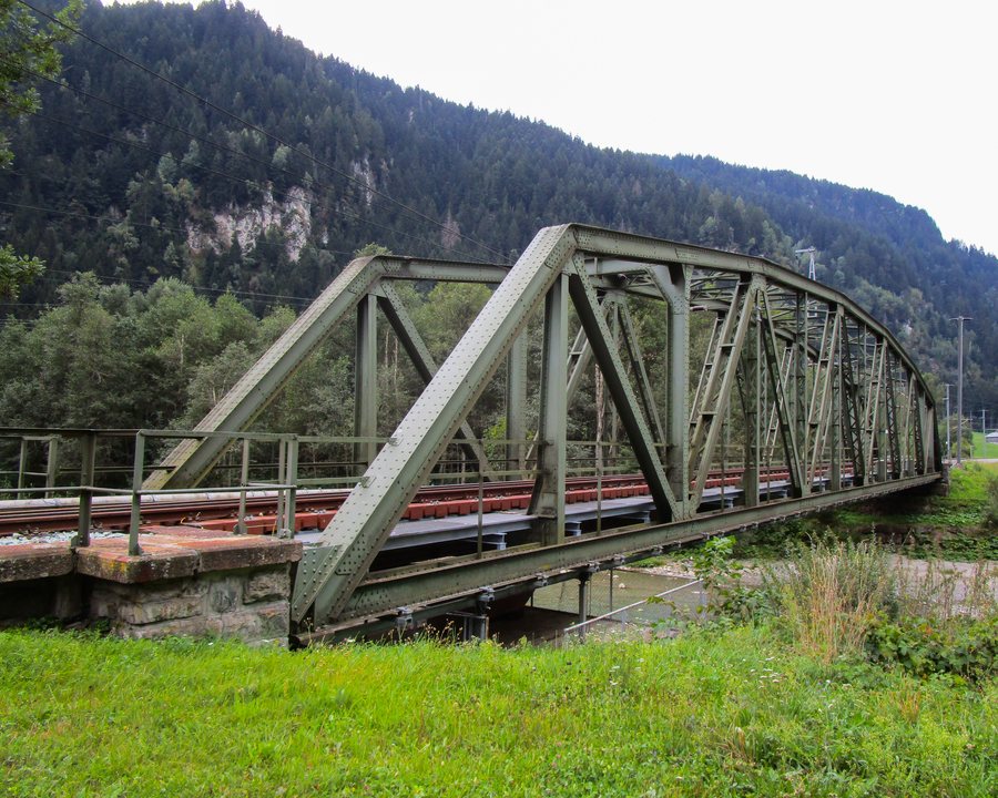 RhB-Brücke über den Vorderrhein, Rueun GR