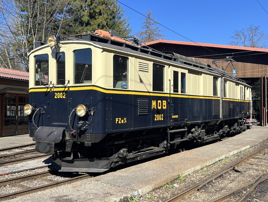 Blonay–Chamby Museum Railway MOB FZe 66 2002 in Chamby-Musée 2026