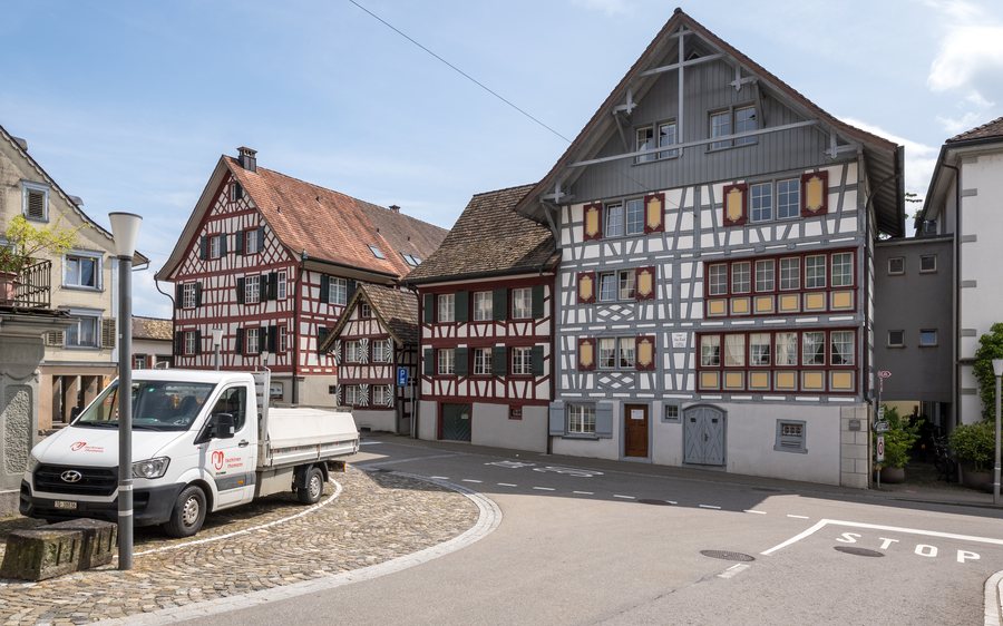 File:Frauenfelderstrasse 37, 39, 41 & 43 in Weinfelden (2025).jpg