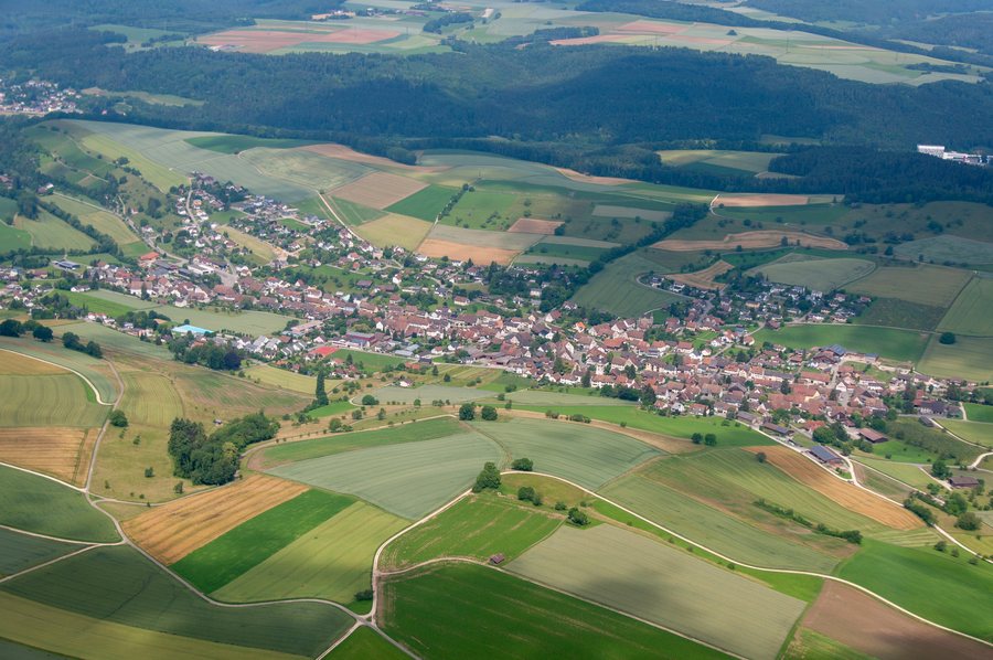 Aerial view of Schleitheim