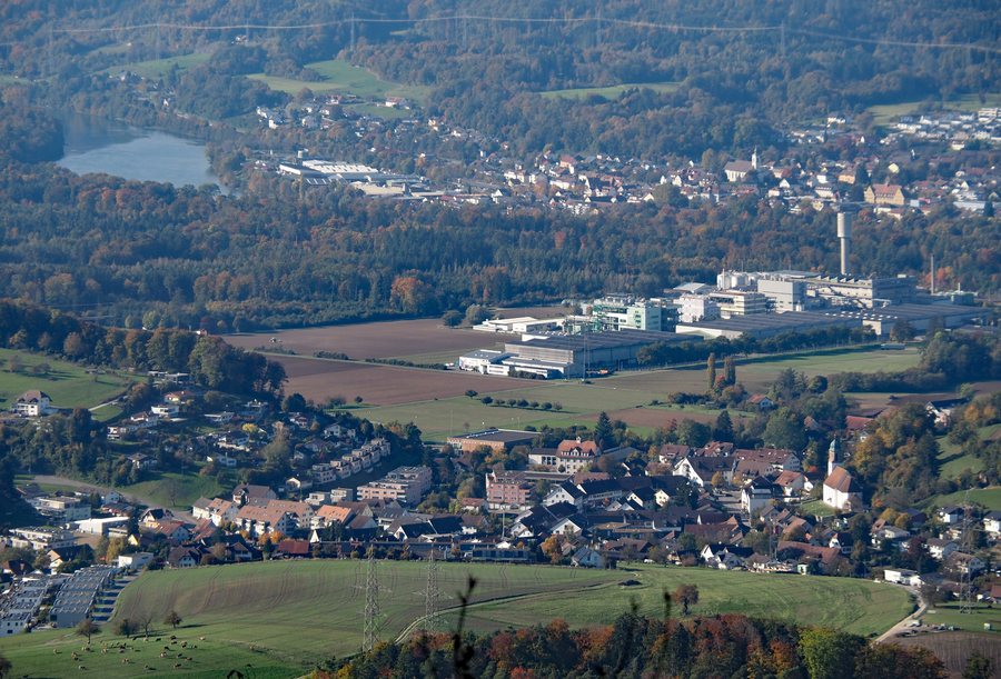 Schinberg Aussicht auf Kaisten und den Hochrhein