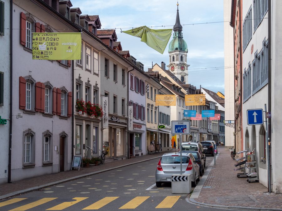 Freiestrasse in Frauenfeld TG