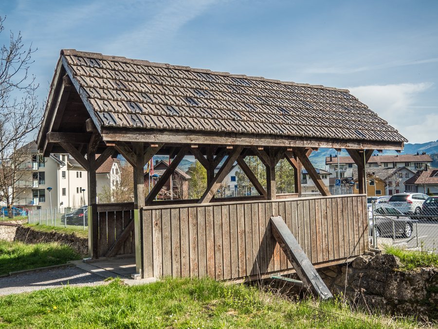 Halder-Brücke über den Rütibach, Reichenburg SZ