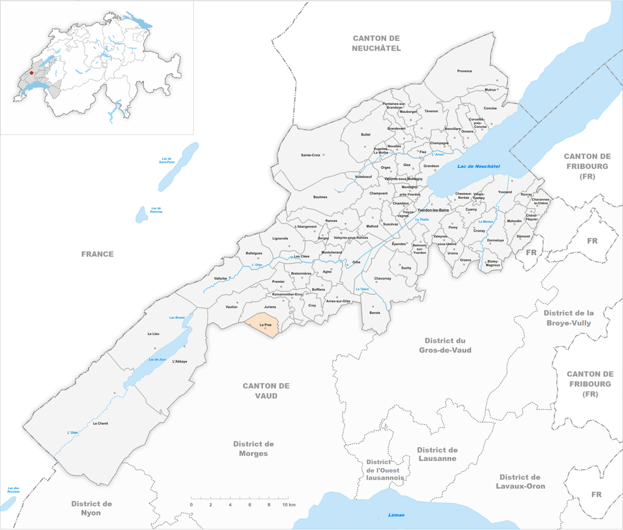 File:Carte commune La Praz 2017.png