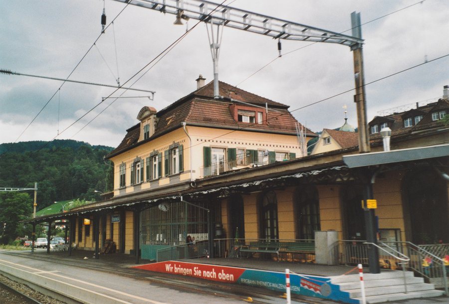 Rheineck Stationsgebäude Bahnseite