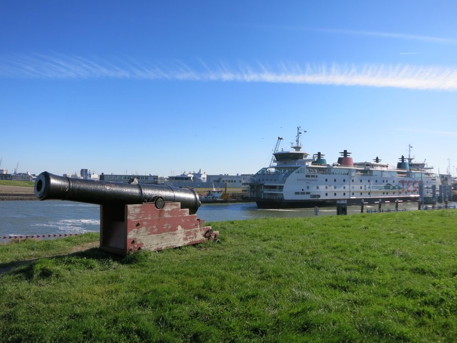 Traghetto nel porto di Den Helder